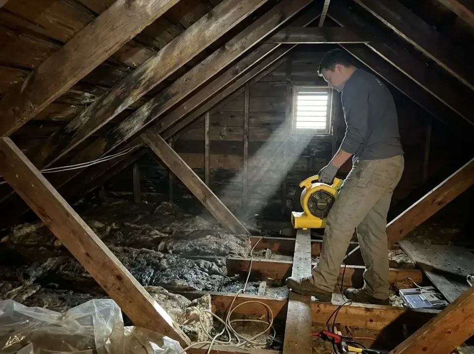 attic-water-damage-drying-proc-007 — frequently asked questions, Emergency Water Extraction & 24/7 Flood Response in Gardend…